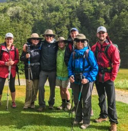 Group  at Routeburn Track, Otago New Zealand