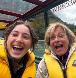 guest and guide Chloe jet boat Haast RIver RM03NOV25