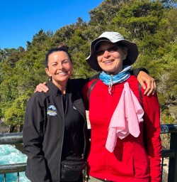 guest and guide Natalie Huka Falls SN06JAN26