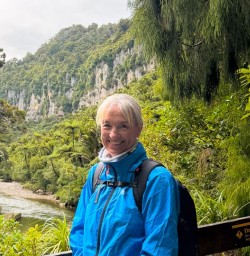 guest hikes pororari river track in paparoa national park KC02FEB27