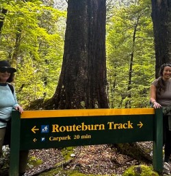 guest hiking Routeburn Track GW27DEC25