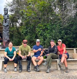 guests after Tongariro Alpine Crossing GN23FEb27