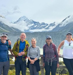guests and guide Udi in Mt Cook National Park GE08DEc25