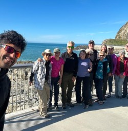 guests and guides Eva and Udi in Kaikoura KC10NOV25