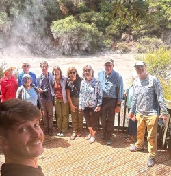 guests and guides Natalie and Cullen exploring North Island SN17FEB26