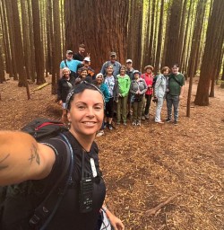 guests and guides Natalie and Cullen exploring North Island forests SN17FEb26