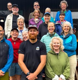 guests and guides Toni and Connor at Nydia Lodge KC19JAN26