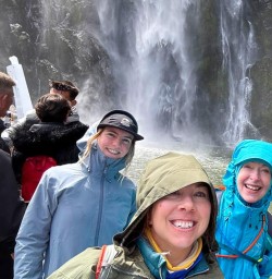 guests and guides eva and udi on milford sound cruise GE08DEC25