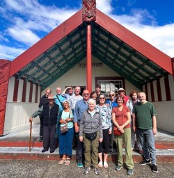 guests at marae at Kohutapu Lodge SN17FEB26
