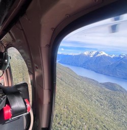 guests enjoying a helicopter ride to Mt Luxmore GW04NOV25