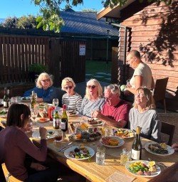 guests enjoying dinner together GE19JAN26