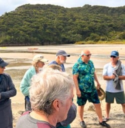 guests explore Cathedral Cove SN10MAR26