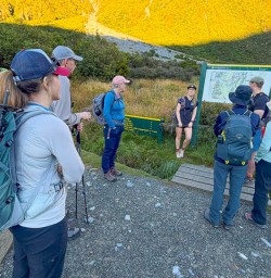 guests explore Mt Cook National Park KC23FEB26