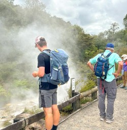 guests explore and learn about volcanic valley in waimangu SN03FEb26