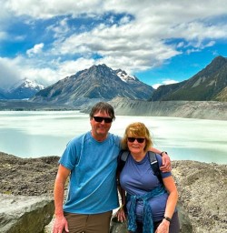 guests explore glacial lakes in mt cook national park GE16FEb27