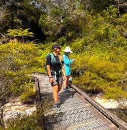 guests explore in Volcanic Valley in Rotorua SN27JAN26