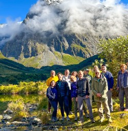 guests exploring Fiordland National Park PS23FEB26