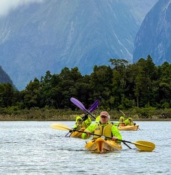 guests exploring Milford Sound RP02FEb26