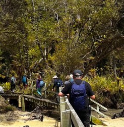 guests exploring Stewart Island GW27DEC25