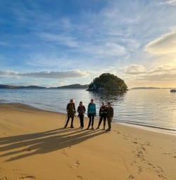 guests exploring Stewart Island beaches GW24FEB26