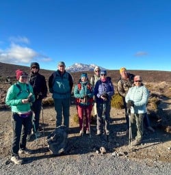 guests exploring Tognariro National Park on North Island RS03MAR26