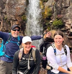 guests exploring Tongariro National Park GN09MAR27