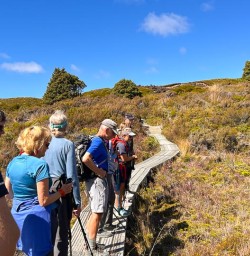 guests exploring Tongariro National Park SN03MAR26