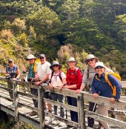 guests exploring and hiking in tongariro national park SN24FEB26