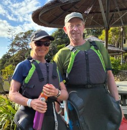 guests getting ready to kayak Queen Charlotte Sound MP16FEB26