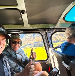 guests heli hike in Siberia Valley GE16FEB26