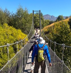 guests hike Arrow River Trail GE02FEB26