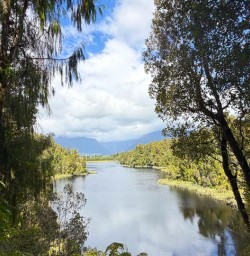 guests hike Lake Matheson RM23FEB26