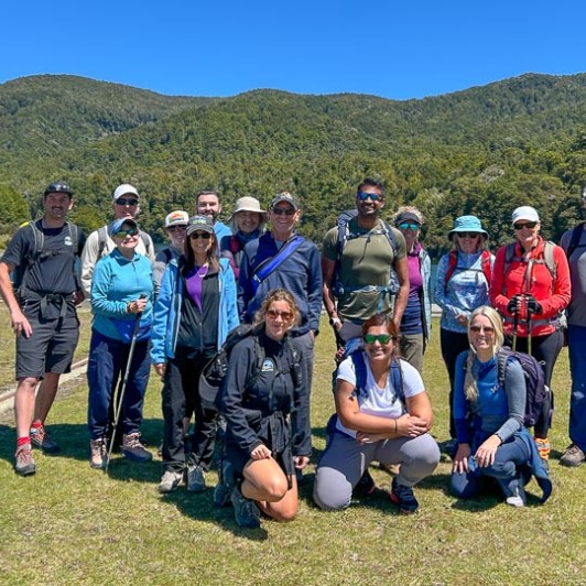 guests hike Mildford track PS24NOV25