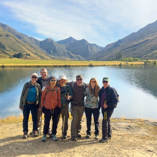 guests hike Moke Lake KC23FEB26