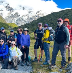 guests hike Mt Cook Aoraki National Park KC22DEC25
