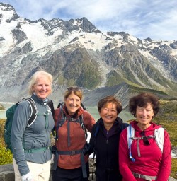 guests hike Mt cook national park GE02FEB26