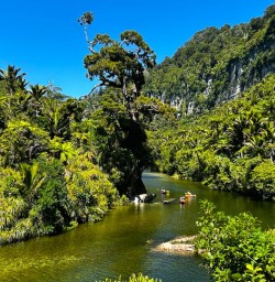 guests hike Pororari River Trail GE26JAn26