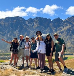 guests hike ROcky Mountain track in wanaka PS09FEb26