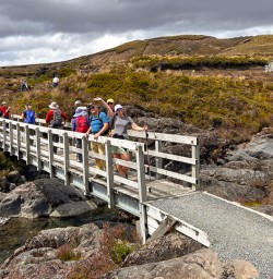 guests hike Tongariro National Park SN24FEB26
