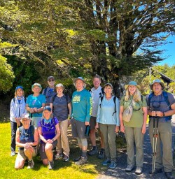guests hike Tongariro National Park SN27JAN26