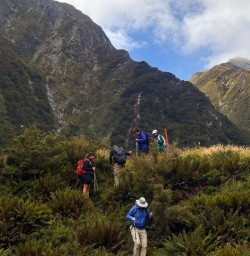 guests hike in siberia valley GE02FEB26