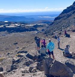 guests hike in tongariro National Park SN03FEb26