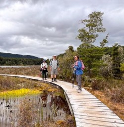 guests hike kepler track in fiordland national park MP02MAR26