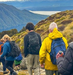 guests hiking Kepler Track GW17DEC26
