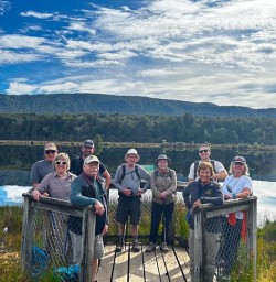 guests hiking Kepler Track fiordland RM26JAN26