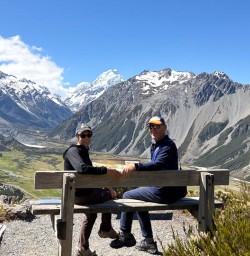 guests hiking Mt Cook National Park PS24NOV25