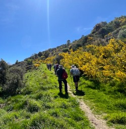 guests hiking Rakaia Gorge KC03NOV25