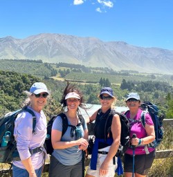 guests hiking Rakaia Gorge Walkway KC22DEC25
