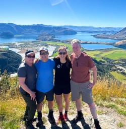 guests hiking Rocky Mountain Track RM09FEb26