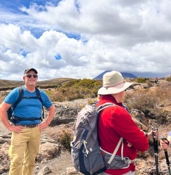 guests hiking Tongariro National Park guided hike SN24FEB26